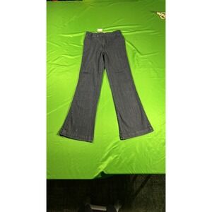 Anthropologie Shio High Rise Wide Leg Trouser Jeans Dark Indigo Size 27
